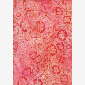 Koral tone-i-tone blomster (batik)