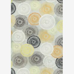 Prikkede medaljoner p lys gr