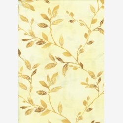 Gyldne kviste p lys gul