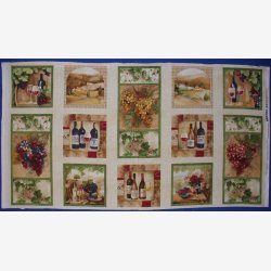 Panel med vinmotiver