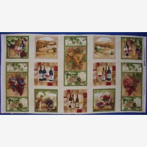Panel med vinmotiver
