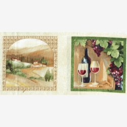 Panel med vinmotiver