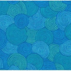 Turkis tone-i-tone spiraler