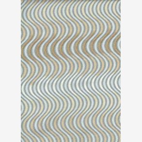 Gr/gyldne blger med metaleffekt