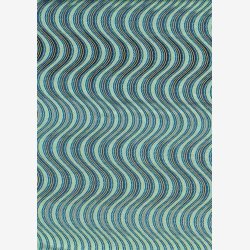 Bl blger med metaleffekt