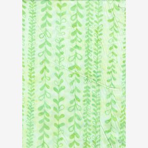 Lysegrnne bladranker (batik)