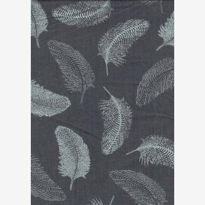 Slvfarvede fjer p gr