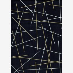 'Guld' og 'slv'streger p sort