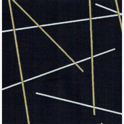 'Guld' og 'slv'streger p sort