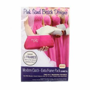  2 lukketj til 'Modern Clutch' - blank sort