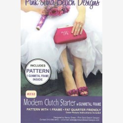 Modern Clutch - mnster og lukketj (sort)