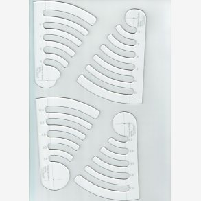 Circles on Quilts set 3 - st med 4 skabeloner