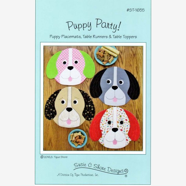 Puppy Party - mnster til dkkeservietter