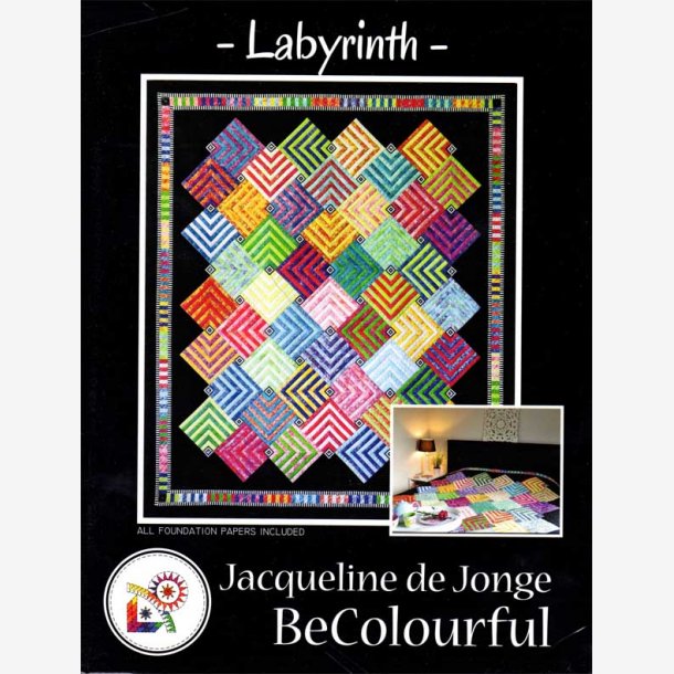 Labyrinth (74" x 86" - ca. 185 x 215 cm)