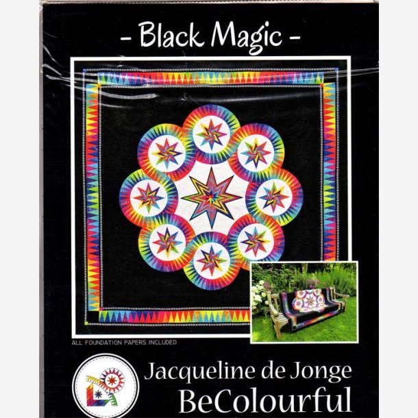 Black Magic (75" x 75" - ca. 190 x 190 cm)
