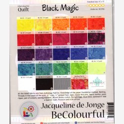 Black Magic (75" x 75" - ca. 190 x 190 cm)