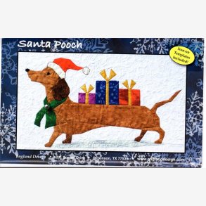Santa Pooch - ca. 67 x 47 cm