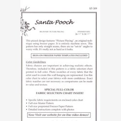 Santa Pooch - ca. 67 x 47 cm