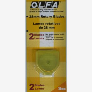 Skreblad - Olfa 28 mm med 2 blade