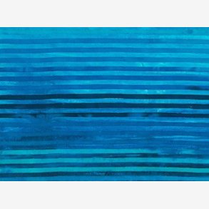 Elementals - bl og blsorte striber - batik