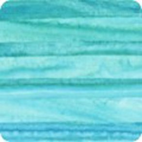 Elementals - lys blgrnne bl striber - batik