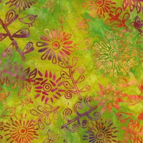 Blade og blomster p lime