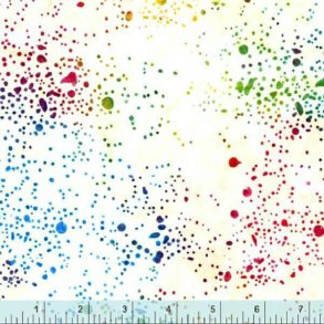 Paint Splatter - Hvid (Gesso)