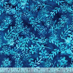 Blue Emerald - Tiger Floral Navy