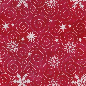 Swirl Snowflake - Red Paprika