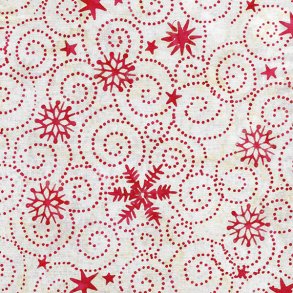Swirl Snowflake - White