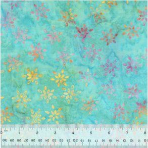 Candy Blossom -  Sparkling Flowers - Aqua