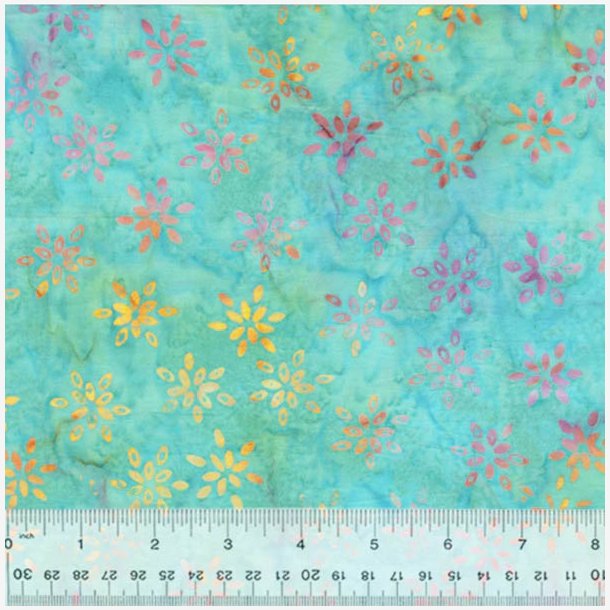 Candy Blossom -  Sparkling Flowers - Aqua