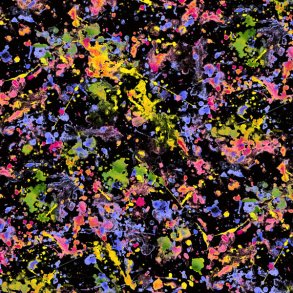 Dropcloth black - 270 cm bred