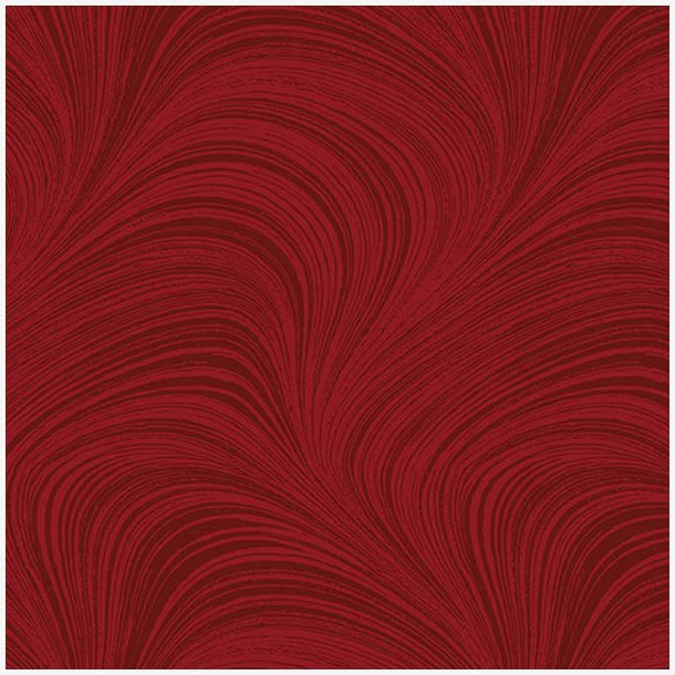 Wave Texture flonel - rd - bred