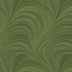 Wave Texture flonel - gr�n - bred