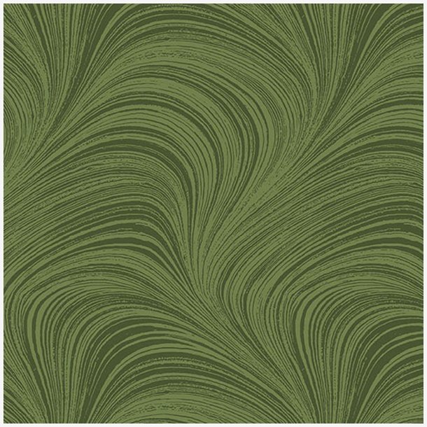 Wave Texture flonel - gr�n - bred