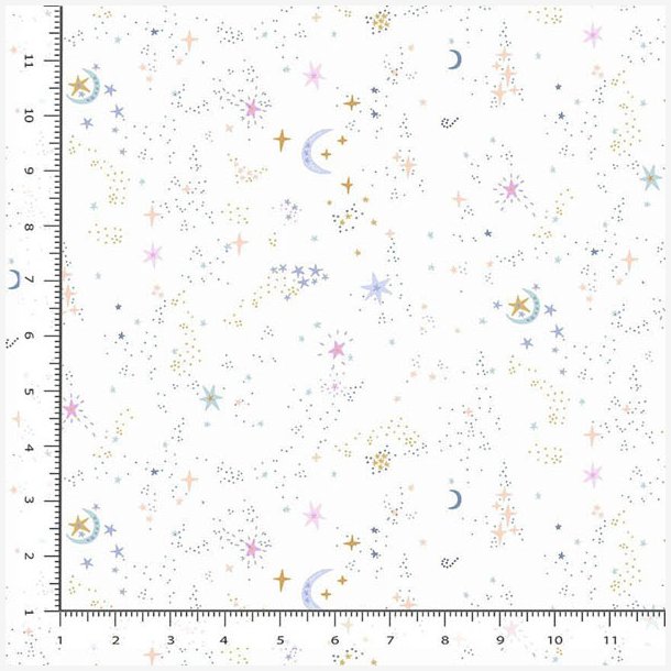 Starry Night - hvid (270 cm bred)