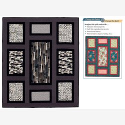 Fabric Play Change The Fabric, Change The Quilt