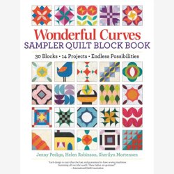 Wonderful Curves Quilt Sampler Quilt Block Book         