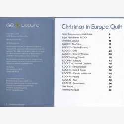 Christmas in Europe book - m�nstre fra Gudrun Erla