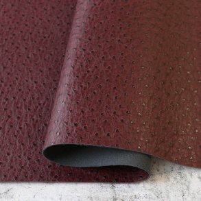 Kunstlder - imiteret struds - rdbrun (25