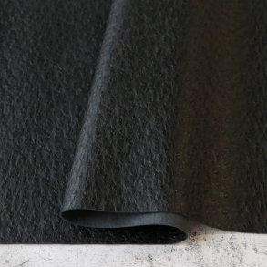 Kunstlder - imiteret struds - sort (25