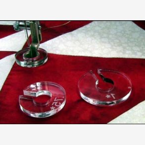 Ruler foot echo guides