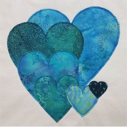 Skabeloner til hjerter - 6 templates 1"-6"