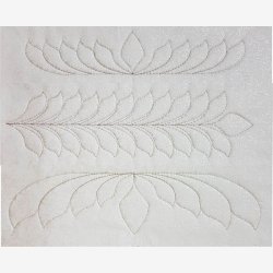 Feathered Leaf Set of 5 templates