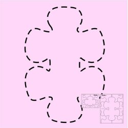 Puzzle Template 2 pc Set