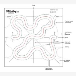 5 " Winding Ways Template