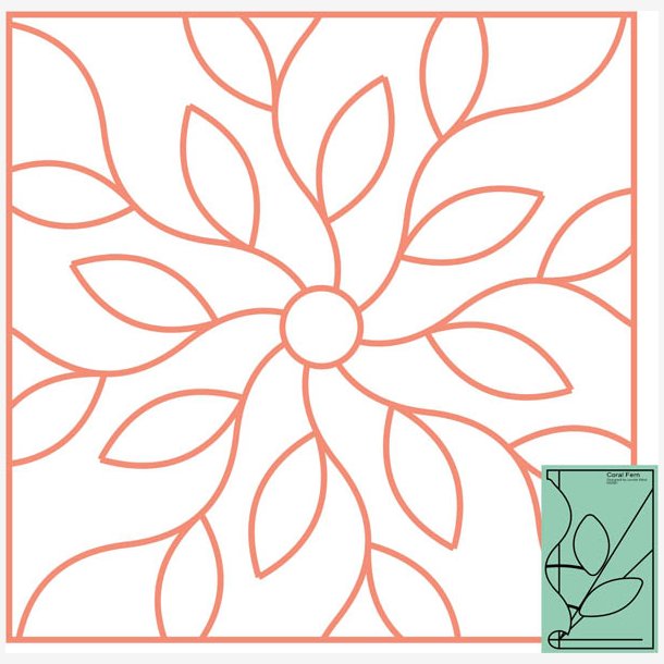 Coral Fern Template