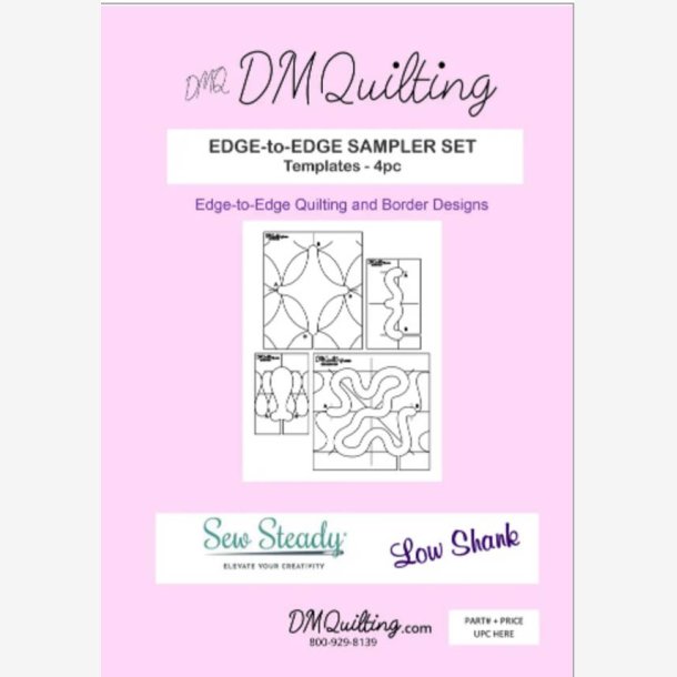 Edge to Edge template Sampler Set (4 stk)