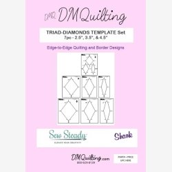 Triad Diamonds template Set (7 stk)